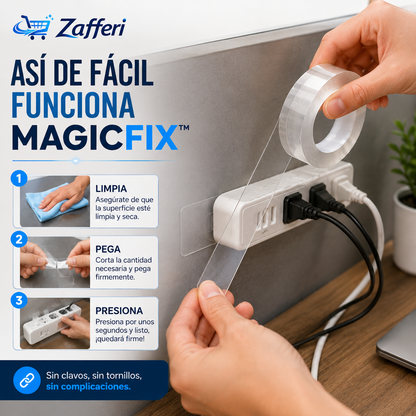 ✨ MagicFix™ - ¡La magia de fijar sin perforar!