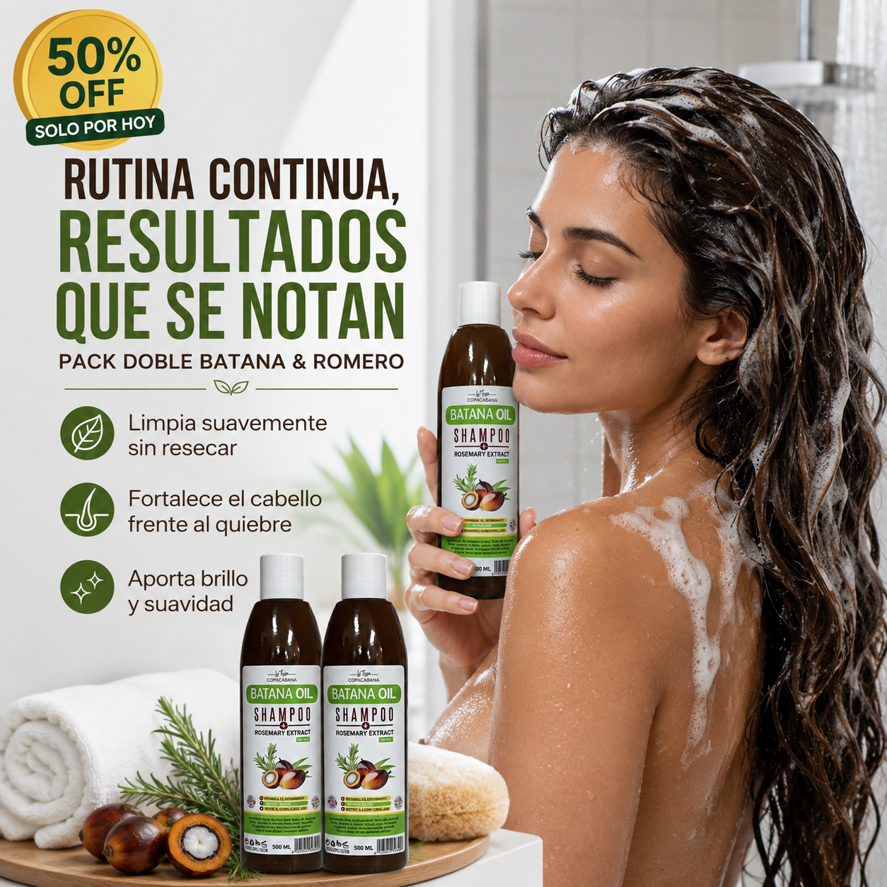 Batana & Romero Hair Care | Pack Doble Fortalecedor