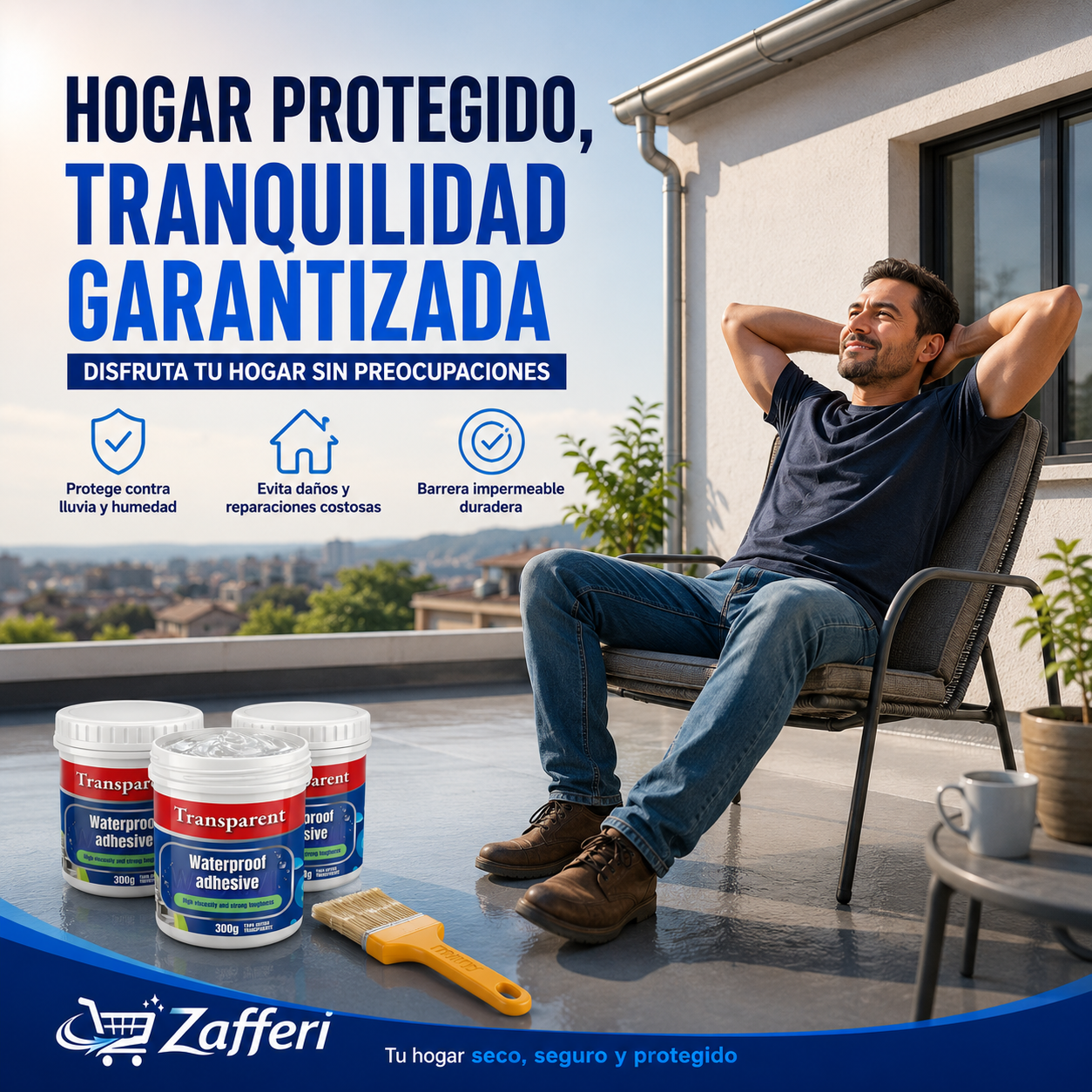 Pack 3 Stop Goteras™ | Sellador Impermeabilizante Profesional